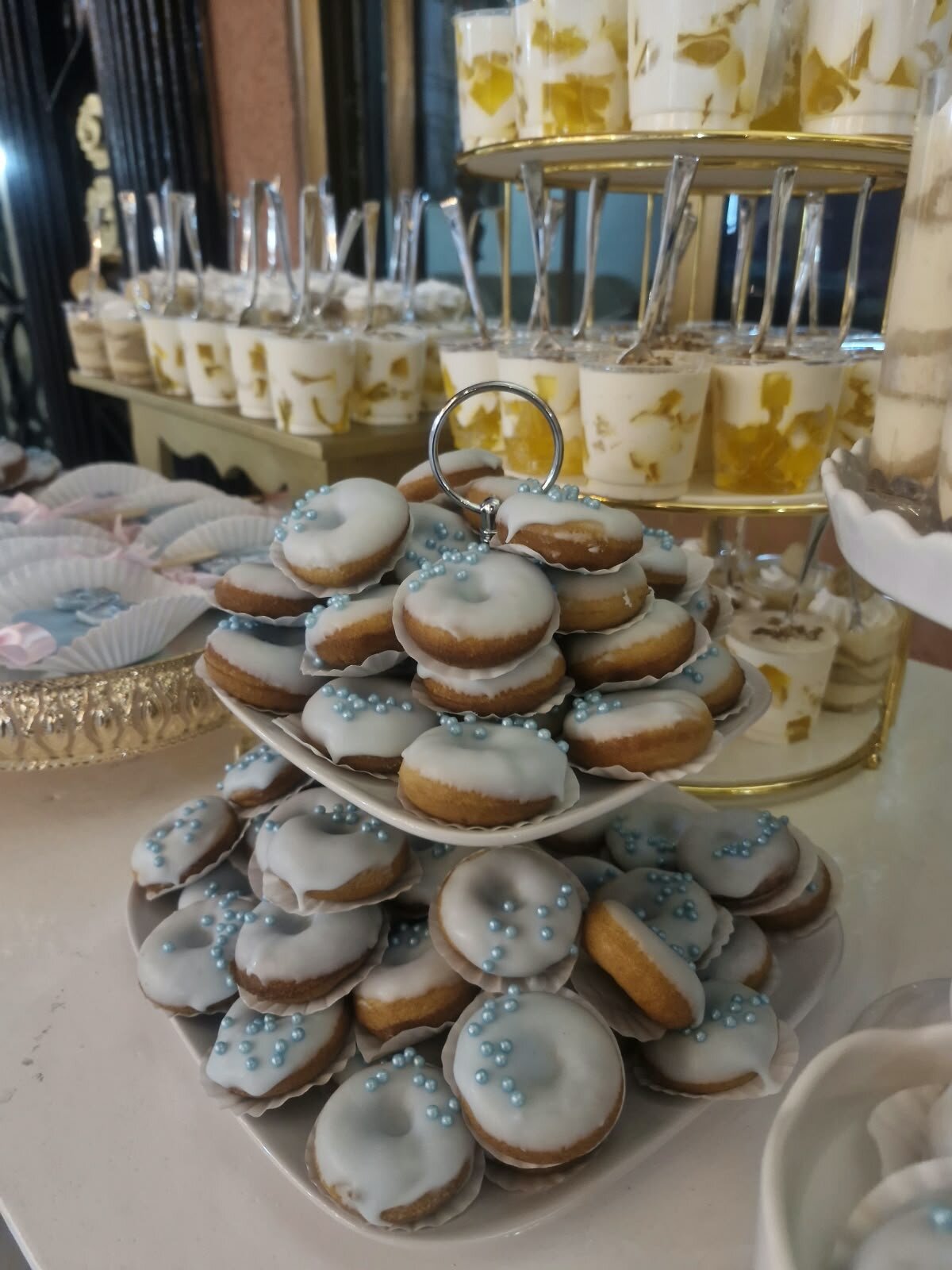 Torre de mini donas