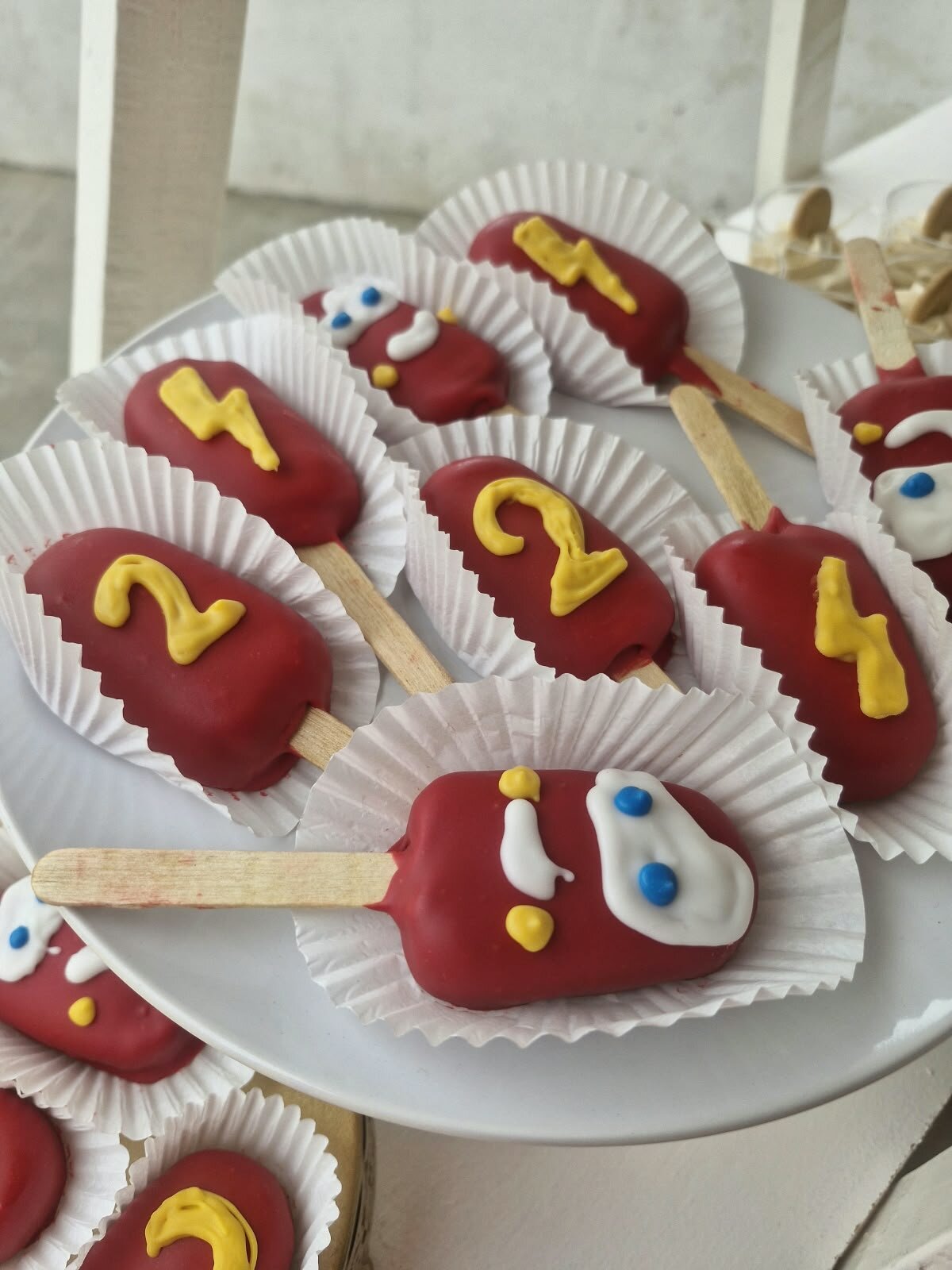 Paletas de Cars