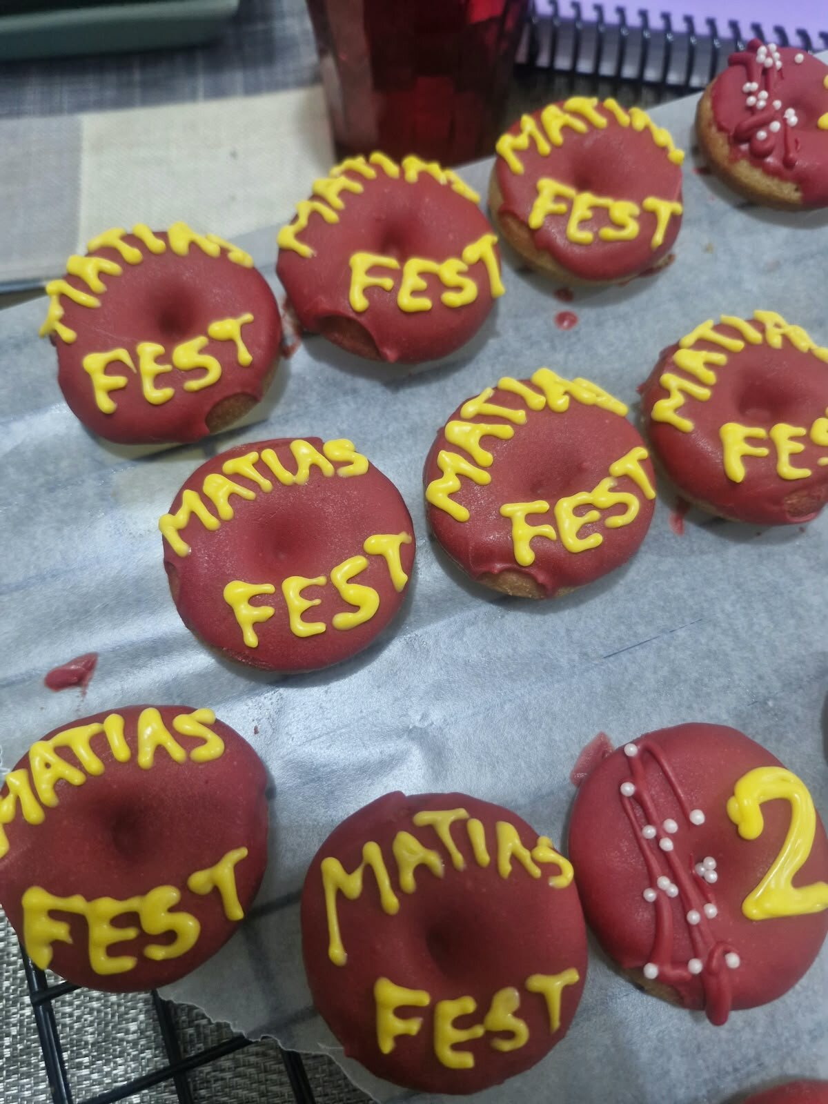 Donas para una fiesta