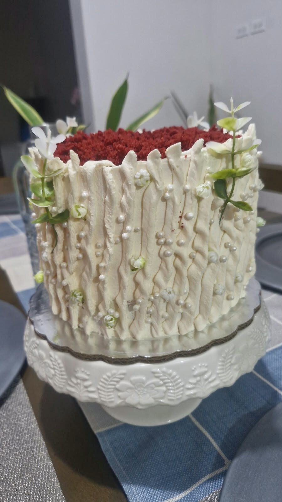 Olas blancas y red velvet