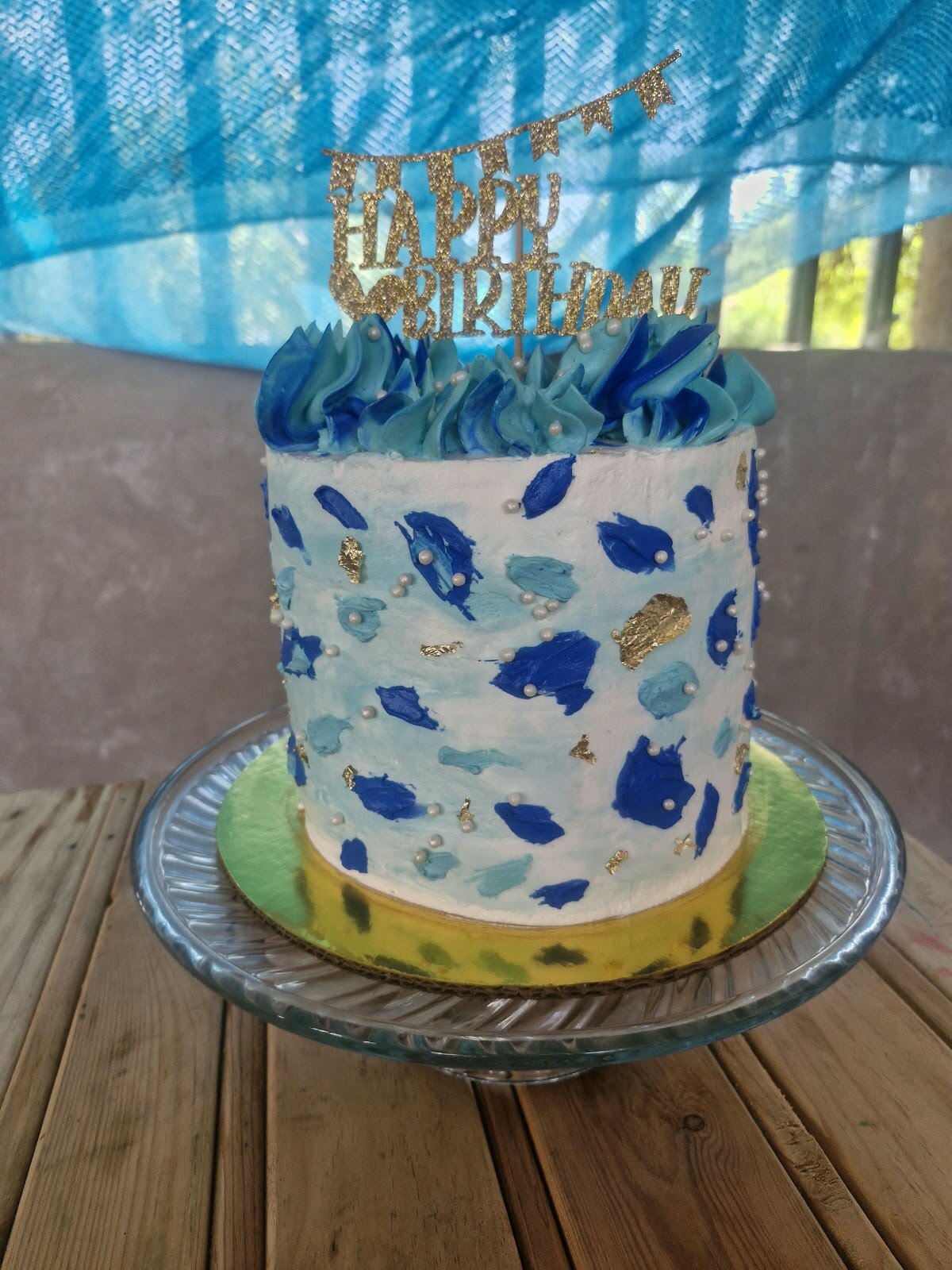 Pinceladas azules